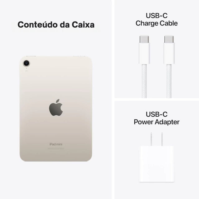 iPad Mini (7º Geração) Wi-Fi - 256GB - Estelar - Imagem 6