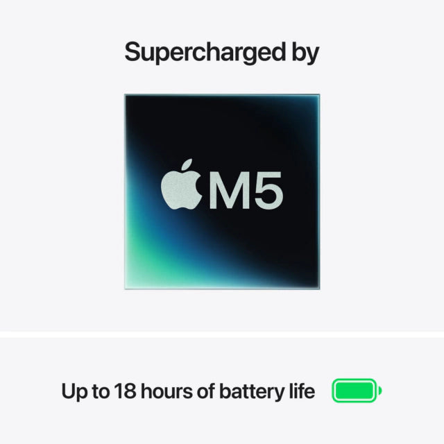 MacBook Air 13" - M5 - 16GB (CPU 10 | GPU 8) - 512GB SSD - Meia-noite - Imagem 10