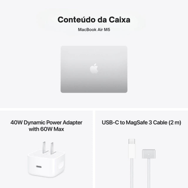 MacBook Air 15" - M5 - 16GB - 1TB SSD - Prateado - Imagem 7