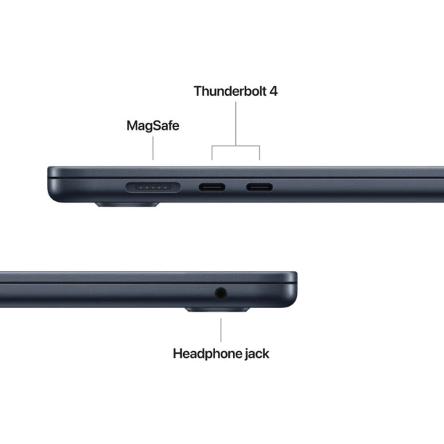 MacBook Air 13" - M5 - 16GB (CPU 10 | GPU 8) - 512GB SSD - Meia-noite - Imagem 6