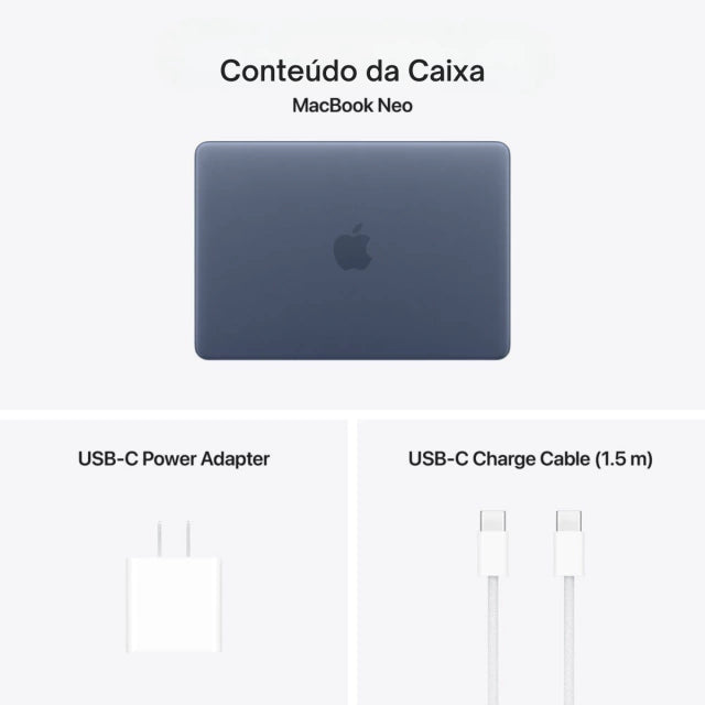 MacBook Neo A18 Pro c/ Touch ID - 512GB - Índigo - Imagem 6