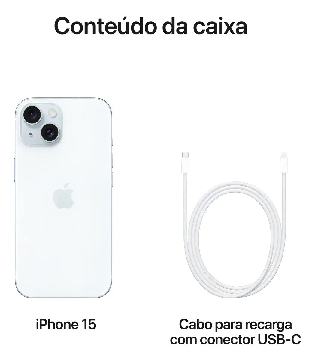 Apple iPhone 15 256GB Azul - Imagem 9
