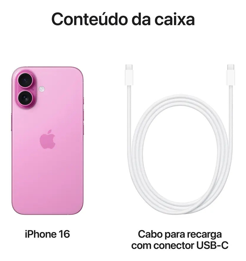 Apple iPhone 16 128GB Rosa - Imagem 9