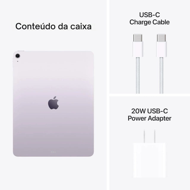 iPad Air M4 - 11" - Wi-Fi - 256GB - Roxo - Imagem 6