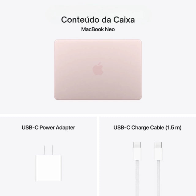 MacBook Neo A18 Pro - 256GB - Blush - Imagem 6